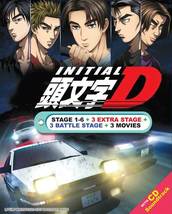 Initial D Stage 1-6 +3 Battle Stage + 3 Extra Stage + 3 Movies DVD (Eng Sub) - £51.15 GBP