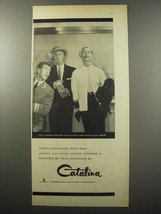 1955 Catalina Sweater Ad - Your confidence gets that lovely lift - £14.65 GBP