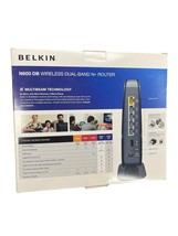 Belkin N600 DB (F9K1102) 300 Mbps 4-Port Wireless Dual-Band N+ Router, O... - £23.67 GBP