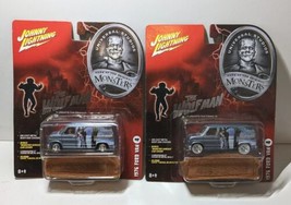 Johnny Lightning Monsters - The Wolfman &#39;76 Ford Van Regular &amp; White Lightning! - £39.28 GBP