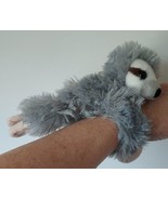 Wild Republic Plush Gray Sloth Wrist Hugger Soft Fuzzy Stuffed Animal 8&quot; - $12.88 CAD