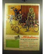 1967 Schwinn Bicycles Ad - Exerciser, Fastback Sting-ray, 10-Speed Varsity - £14.55 GBP