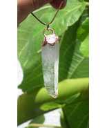 Uv reactive crystal pendant // Petroleum quartz // Terminated quartz - $815.25 MXN+