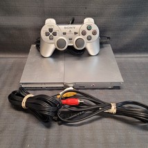 Sony PlayStation 2 PS2 Slim Limited Edition Silver Console System - £85.66 GBP