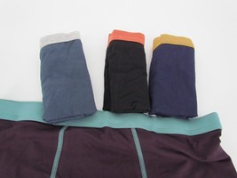 4-Pack Men’s Boxer Brief Tagless Cotton Spandex Short Leg Pouch Trunk M/L - $14.24