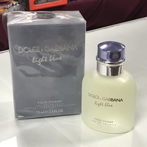 Dolce &amp; Gabbana Light Blue for Men  2.5 fl.oz / 75 ml Eau De Toilette spray - £39.03 GBP