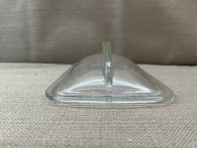Vintage Westinghouse Loaf Pan Refrigerator Dish Clear Glass LID ONLY Meat Bread Item image 2