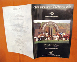 CIGA weekend longchamp 1991 equitazione gare corse cavalli ippodromo chevaux - £14.11 GBP