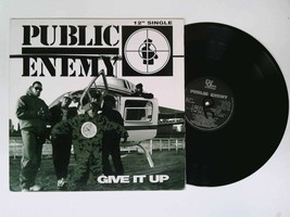 Public Enemy 12&quot; Single GIVE IT UP Def Jam Recordings 853-317-1 hip-hop ... - £10.48 GBP