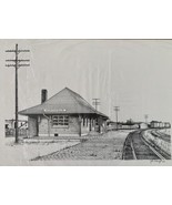 Northfield Minnesota Railroad Train Depot Drawing John Cartwright Print ... - £15.48 GBP