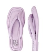 No Boundaries Women’s Puffy Flip Flops, Lavender Size 11 - $325.07 MXN
