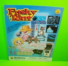 Nichibutsu Frisky Tom Vintage Video Arcade Game AD 1981 Artwork Ready To... - $14.06