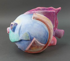 Alexander Flores Signed Mexico Ceramic Fish Sculpture Numbered LE 47/300 - £204.95 GBP