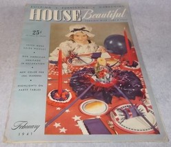  Vintage  House Beautiful Magazine February 1941 House Competition Winners - £9.53 GBP