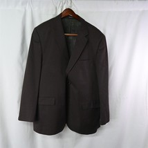 Joseph &amp; Feiss 46R Dark Brown 2Btn Wool Mens Blazer Suit Jacket Sport Coat - £27.41 GBP