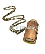 Nautical Marine Spyglass Brass 6&quot; Pocket Telescope with Chain Christmas ... - $44.55