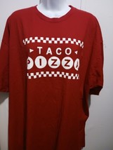 Taco John&#39;s Taco Pizza Eat Tacos By The Slice T Shirt Size 3XL - £11.67 GBP