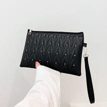 Rivet Pattern Envelope Flap Handbag for Women Bag Purse Ladies Female Bag for Wo - £86.50 GBP