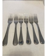 BII Tablespoons Flat Ware Set Of 6 Forks - $11.58