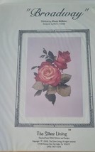 The Silver Lining Broadway Floral cross stitch pattern chart - $9.45