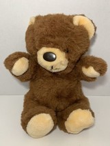 Dan Dee vintage plush brown teddy bear 15&quot; stuffed animal K56519 made in Taiwan - £28.73 GBP