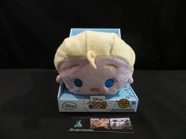 Disney Store Authentic Elsa musical 7 inch tsum tsum plush stuffed toy Frozen  - £37.61 GBP