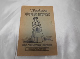 Antique 1936 Culinary Arts Western Cookery Cookbook 250 Tempting Recipes Cook Bo - £23.73 GBP