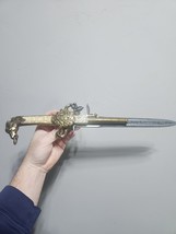 KETLAND 1800&#39;s Replica Brass Flintlock Dagger Knife w/ Horse head/Bone h... - $69.11
