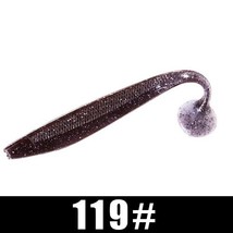 4-5 PCS  Fishing Lure Soft Smell 9/12/16cm Jigging Bait Worm B Fishtail  Wobbler - £40.29 GBP