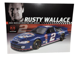 Rusty Wallace #2 Nascar Winston Cup Series 2003 Promo 8.5&quot; X 11&quot; Hero Card - $8.90