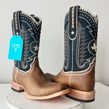 Lane RODEO HOUSTON Mens Cowboy Boots Size 10.5 Brown Leather Western Blu... - $292.05