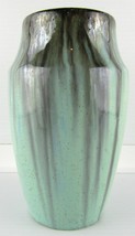 Antique Fulper Vase, Oval Ink 1917-1934, 6 Inch, Blue and Green Gradient... - $210.62