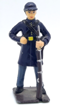 Americana Civil War Union  Infantryman Hand Painted Metal Toy Soldier Fi... - £10.26 GBP