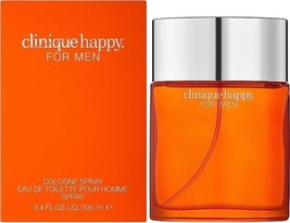 Clinique Happy For Men Cologne Edt For Men 3.4 Oz 3.3 New In Box Sealed - £23.14 GBP