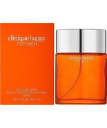 CLINIQUE HAPPY FOR MEN Cologne EDT for Men 3.4 oz 3.3 New in Box SEALED - £22.76 GBP