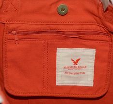 American Eagle Outfitters 7488 AE Everyday Tote Magnetic Closure Color Orange image 5
