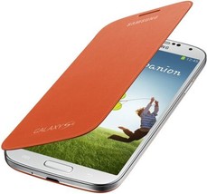 Samsung Galaxy S4 Funda con Tapa Funda para Folio, Naranja - £6.73 GBP