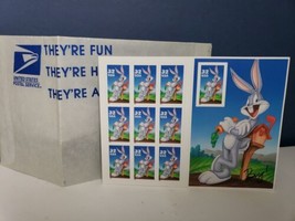 1997 MNH Bugs Bunny Full 10 Stamp 32c Sheet Scott 3137 Looney Toons - £3.69 GBP