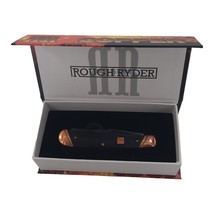 Rough Rider Black Stonewash Copper Trapper 2 Blade Folding Knife - £18.87 GBP