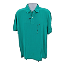 Tommy Hilfiger Polo Shirt Mens Adult Extra Large Green Knit Casual Short Sleeve - $24.95