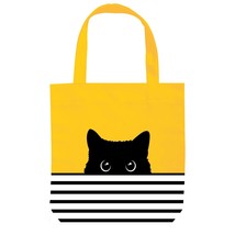 Cat Tote Bag - Black Cat Gifts For Cat Lovers - Cat Mom Gifts - Cat Love... - £13.56 GBP