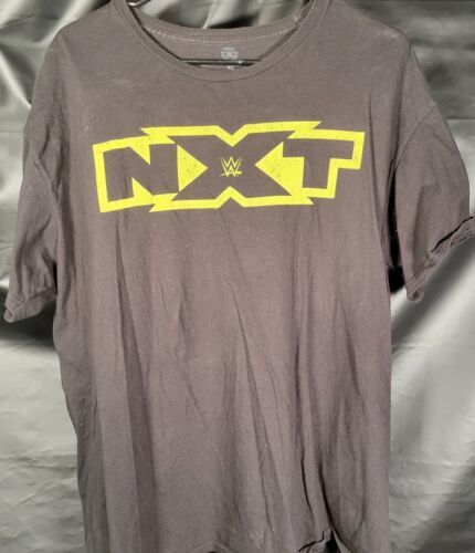 Primary image for NXT Yellow Logo WWE Mens Black T-shirt XLarge K24