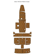 Astinor 740 Swim Platform Cockpit Boat EVA Faux Teak Deck Floor Pad Adhe... - $1,366.33 CAD