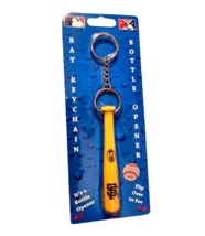 San Francisco Giants Mini Baseball Bat Keychain Key Ring With Bottle Opener Mlb - £6.39 GBP
