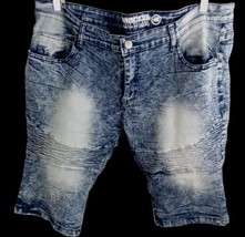 Mecca Men&#39;s Shorts Size 40 Stretch Fit Distressed Pockets Cotton Blend - £11.66 GBP
