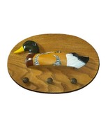 Duck Decoy Wooden Decorative Art Plaque Wall Mounted 17” X 12” - $284.15 MXN
