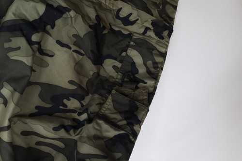 Vintage 90s Mens Size XL Distressed Wide Leg Convertible Cargo Pants Camouflage Item image 10