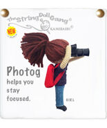 Kamibashi Photog Photographer Girl The Original String Doll Gang Keychai... - $23.62 CAD