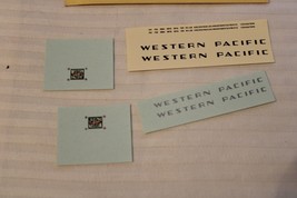 HO Scale Champ Decals, Western Pacific Hood Diesel Locomotive Decals #EH-204 - $15.00