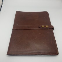 Colonel Littleton Leather Portfolio No 18  Monogramed &quot;MSB&quot; - £77.90 GBP